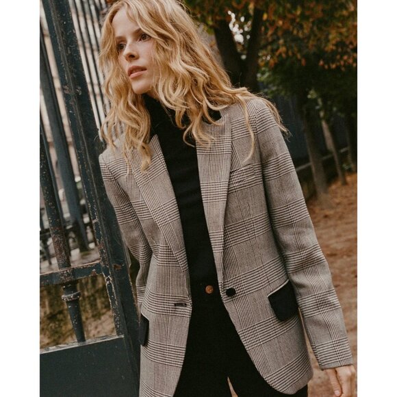 Doen Jackets & Blazers - NWT Doen Casper Blazer in Wainwright Houndstooth Check